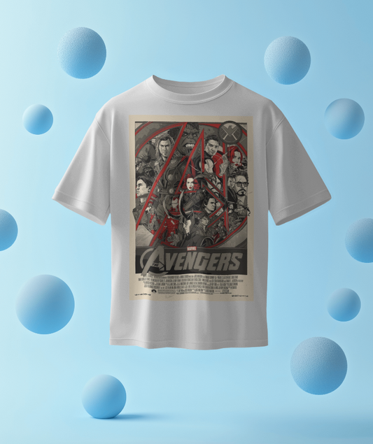 Marvel Avengers 🦸♂️ Assemble Graphic Oversized Tee 👕 | The Scorpion Originals