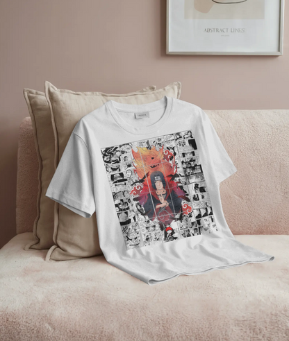 Naruto Itachi Uchiha 🔥 Akatsuki Manga Panel Oversized Tee 👕 | The Scorpion Originals