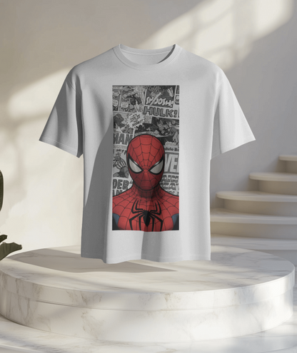 Marvel Spider-Man 🕷 Vintage Comic Panel Oversized Tee 👕 | The Scorpion Originals