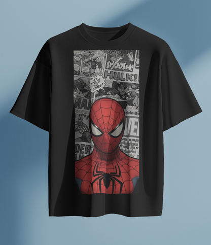 Marvel Spider-Man 🕷 Vintage Comic Panel Oversized Tee 👕 | The Scorpion Originals