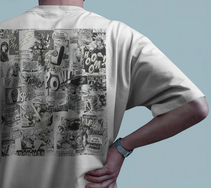 Marvel Spider-Man 🕷 Vintage Comic Panel Oversized Tee 👕 | The Scorpion Originals