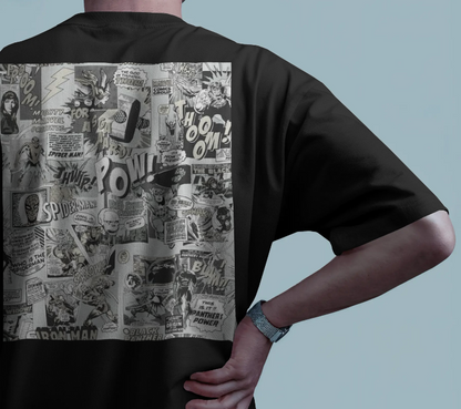 Marvel Spider-Man 🕷 Vintage Comic Panel Oversized Tee 👕 | The Scorpion Originals