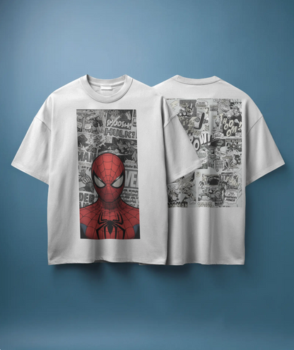 Marvel Spider-Man 🕷 Vintage Comic Panel Oversized Tee 👕 | The Scorpion Originals
