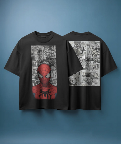 Marvel Spider-Man 🕷 Vintage Comic Panel Oversized Tee 👕 | The Scorpion Originals