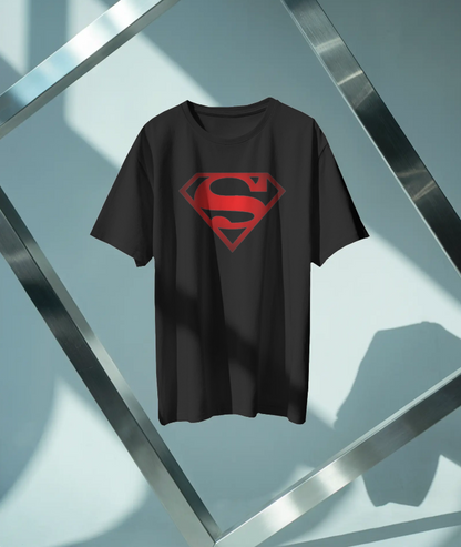 Red Steel 'S' Emblem Tee – Hero Edition by The Scorpion Originals 🦂🦸‍♂️