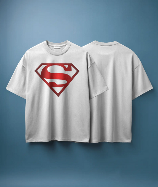 Red Steel 'S' Emblem Tee – Hero Edition by The Scorpion Originals 🦂🦸‍♂️