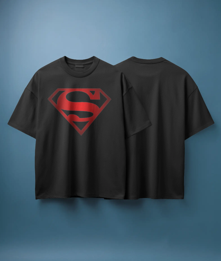 Red Steel 'S' Emblem Tee – Hero Edition by The Scorpion Originals 🦂🦸‍♂️