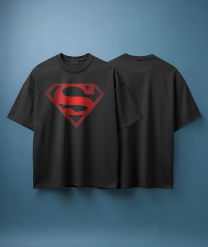 Red Steel 'S' Emblem Tee – Hero Edition by The Scorpion Originals 🦂🦸‍♂️