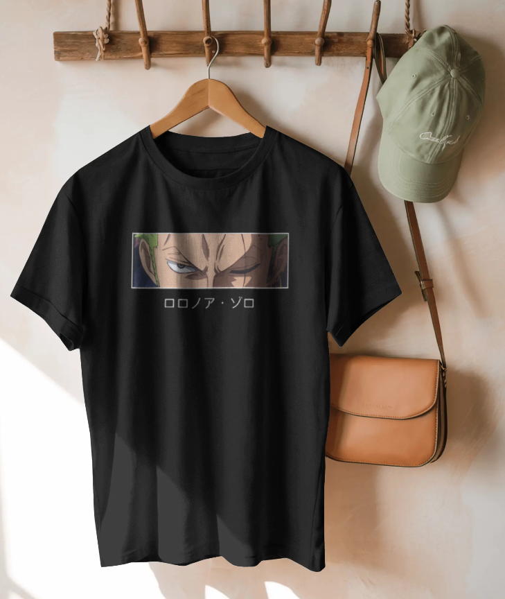 Roronoa Zoro Oversized Anime Tee – Triple Sword Style Edition by The Scorpion Originals ⚔️🦂