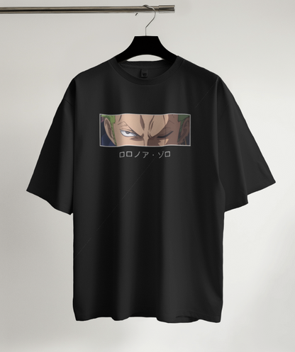Roronoa Zoro Oversized Anime Tee – Triple Sword Style Edition by The Scorpion Originals ⚔️🦂