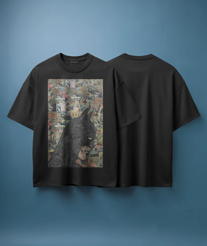 Batman Comic Collage Oversized Tee – The Scorpion Originals 🦇🖤