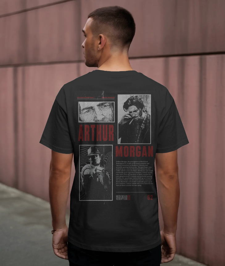 🤠 Arthur Morgan Tribute Tee – Outlaw Legacy by The Scorpion Originals