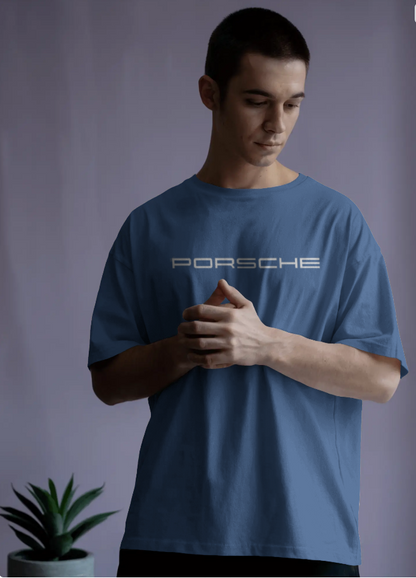 Porsche 911 Retro Graphic Tee – Black 🖤 & Navy Blue 💙 Edition